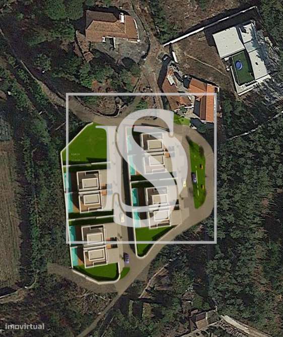 Terreno para Investimento na Areosa – Projecto para 8 Moradias com Pis-2