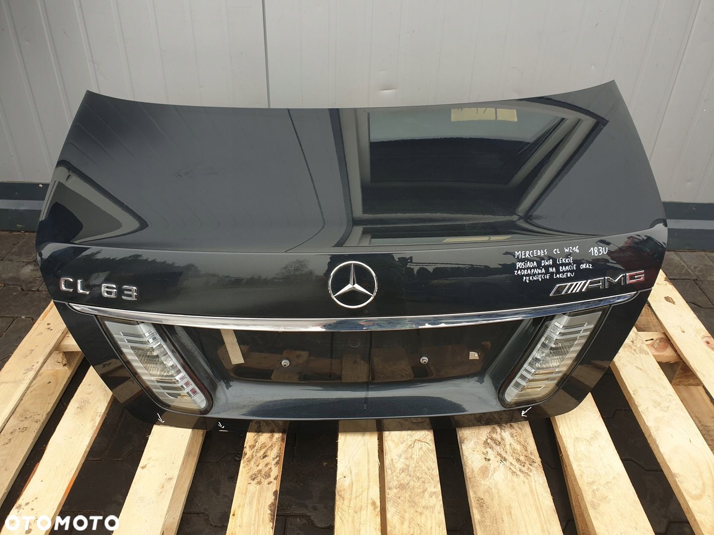 Mercedes CL W216 LIFT FL TYLNA KLAPA BAGAŻNIKA TYŁ - 1