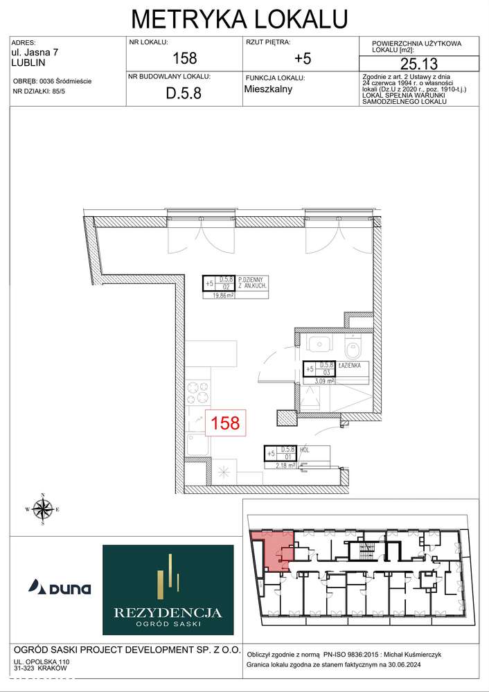 Rezydencja Ogród Saski | mieszkanie 1-pok. | D5.8 - Pełny obrazek: 2/7