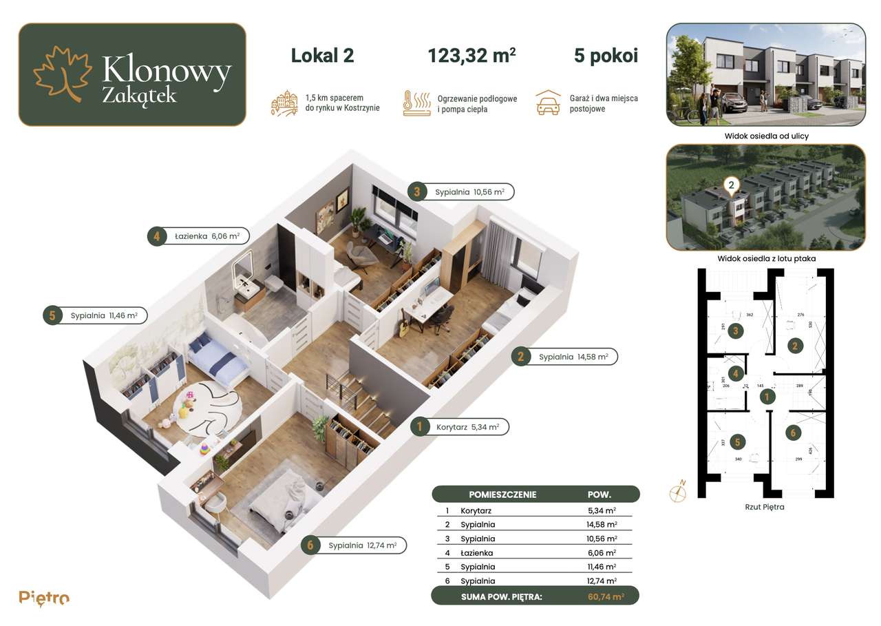 Bez Prowizji, bez podatku, 5 pokoi, garaż - Pełny obrazek: 5/7