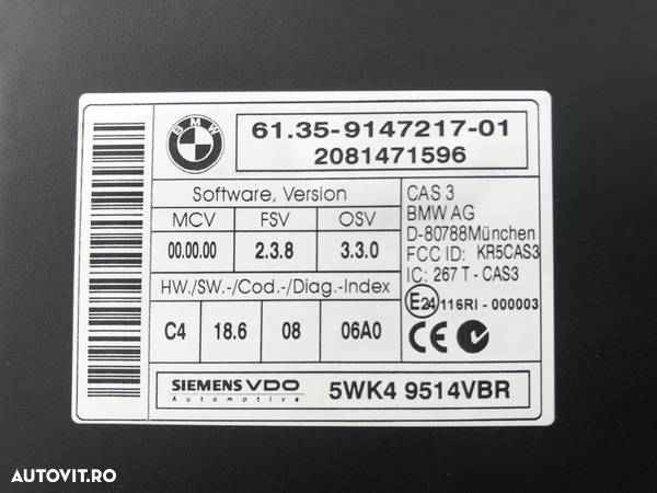 Calculator confort BMW E60 Bej - 2