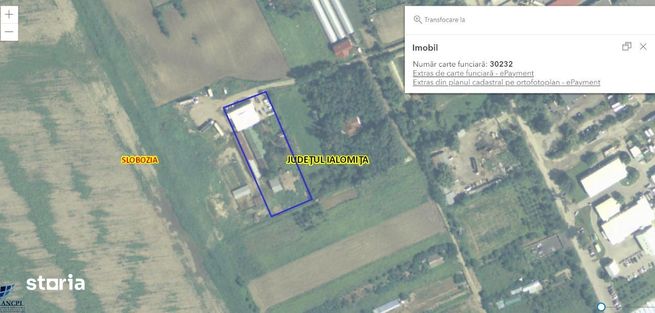 Fabrica de lapte+teren 4990 mp/mun. Slobozia / licitatie 22 si 29 iul-0