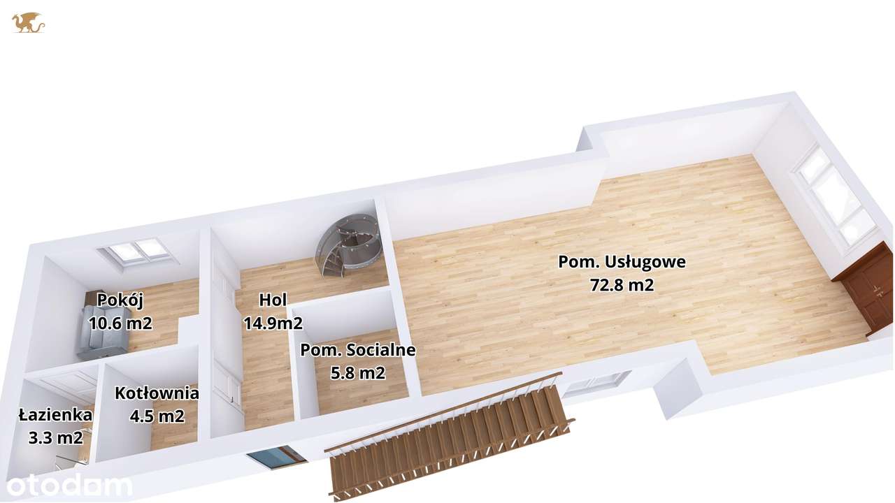 Dom w góralskim stylu z częścią usługową i widokiem na Babią Górę - Pełny obrazek: 3/19