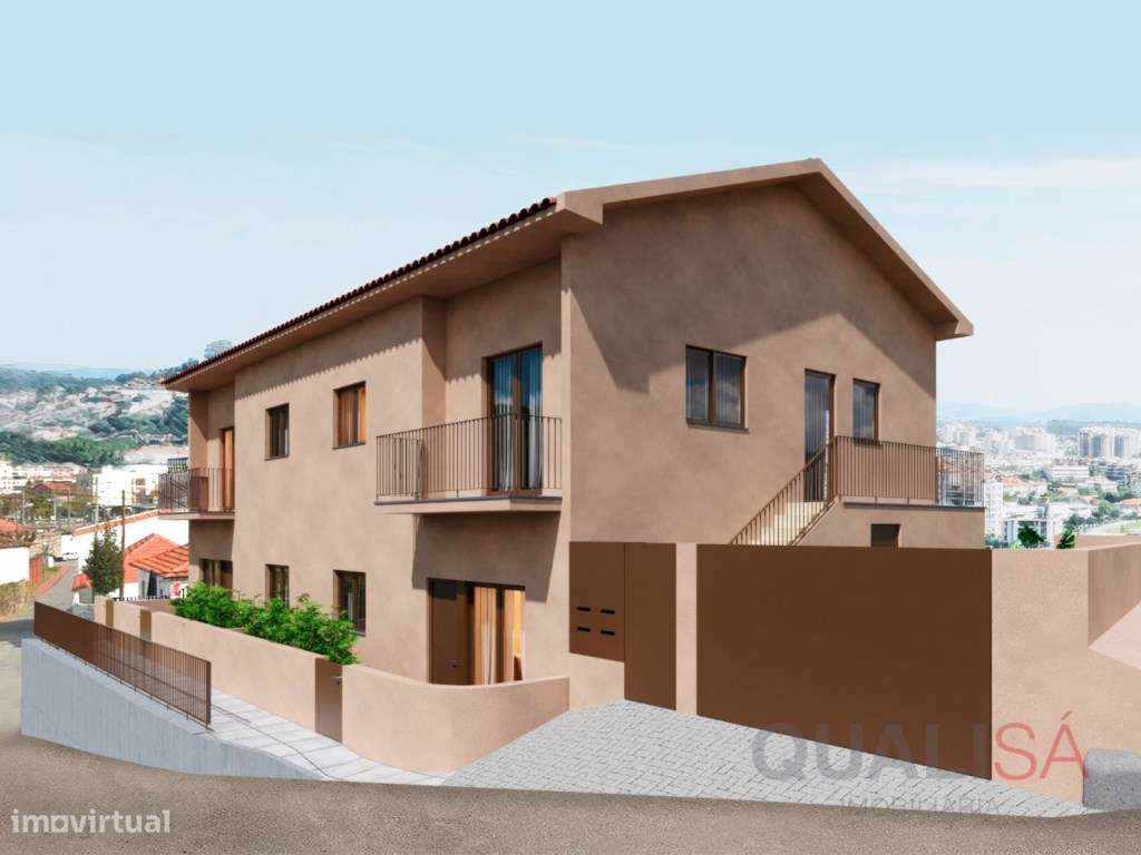 Apartamento T2 novo com logradouro e lugar de garagem em Ferreiros ... - Grande imagem: 5/29