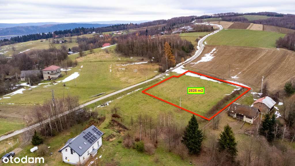 Działka pod zabudowę z WZ - 2826 m2 | Niebocko-0