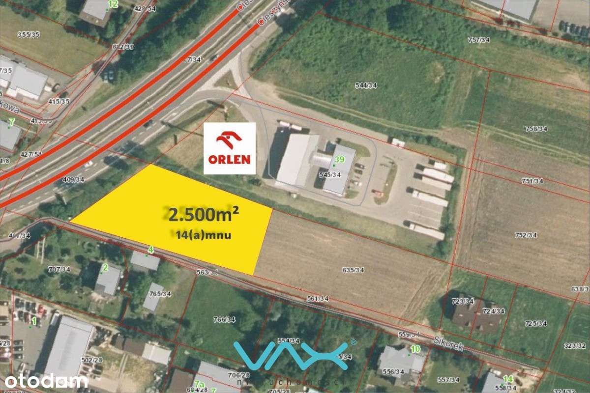 Działka inwestycyjna bezpośrednio przy trasie Dk81 - Pełny obrazek: 2/5