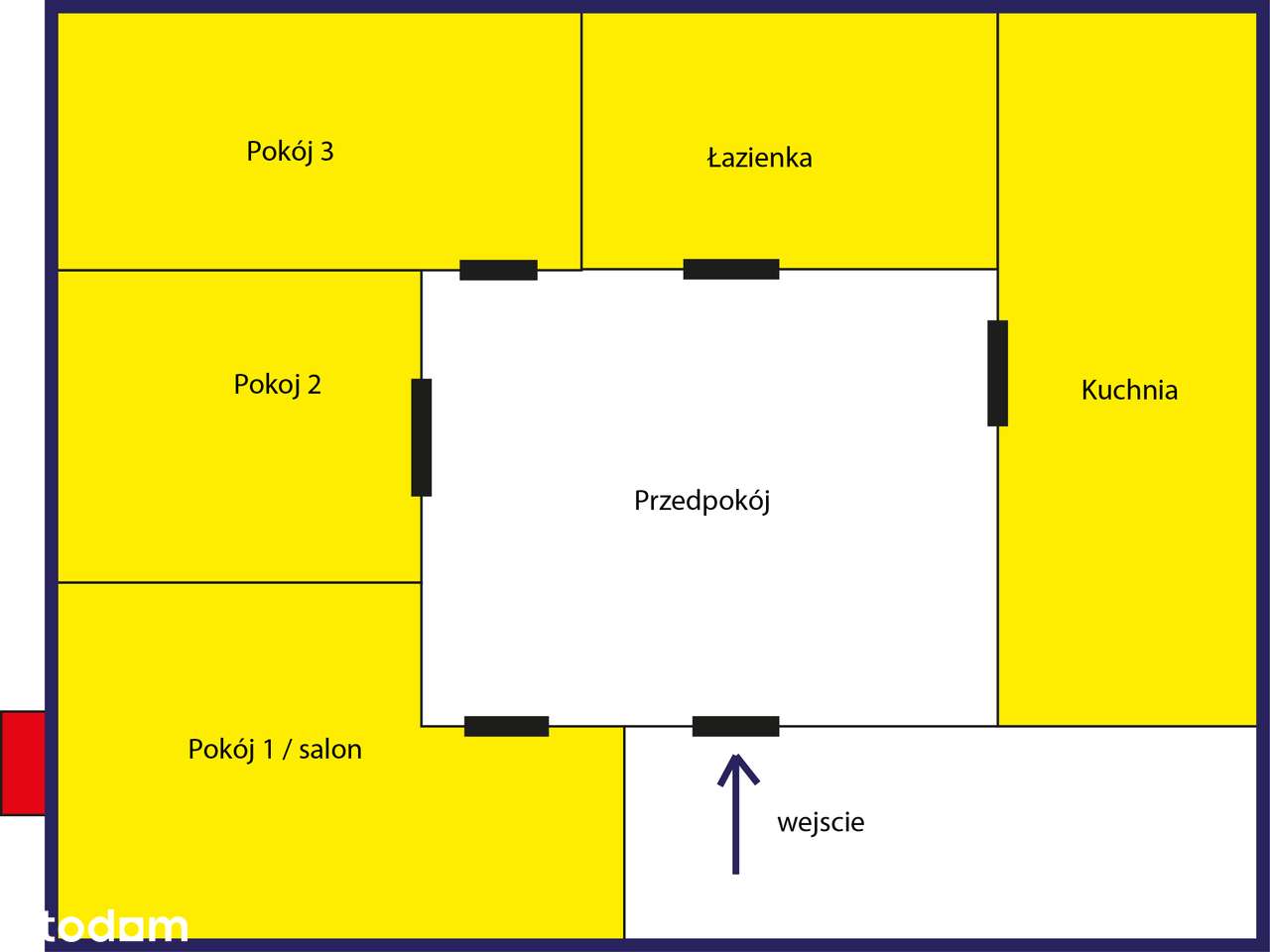 Środa Wielkopolska – 3 pokoje, 56,26 m², 1. piętro,  pełna własność-16