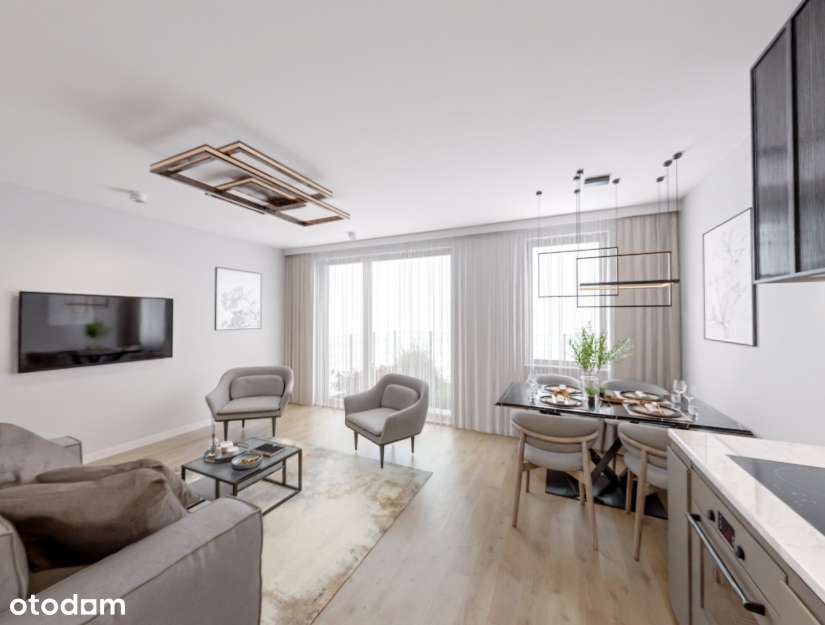 1-pokojowe mieszkanie 35,47 m2 + ogródek - Pełny obrazek: 1/9