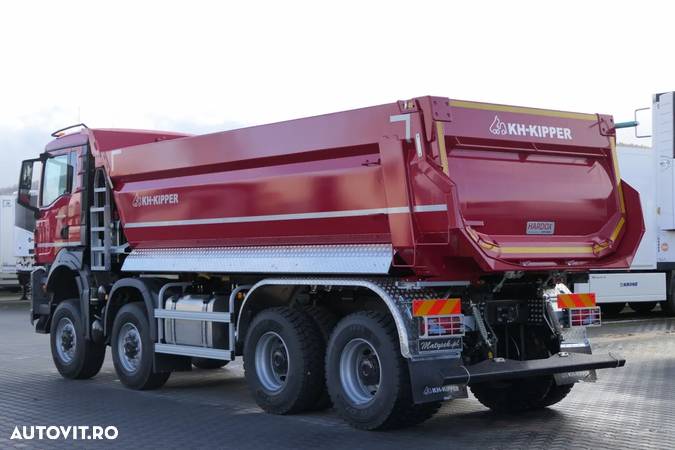 MAN TGS 41.480 / 8X8 / ​​CAMION BASCULAN SPATE / NOU NOU / DIN MÂNĂ / KH-KIPPER / 2023 - 15