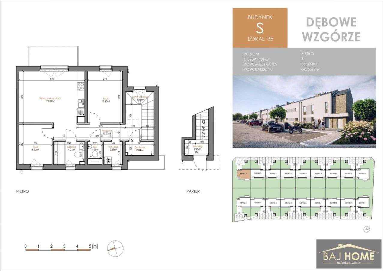 Dębowe Wzgórze Prestige II-66,89m2 z balkonem-4
