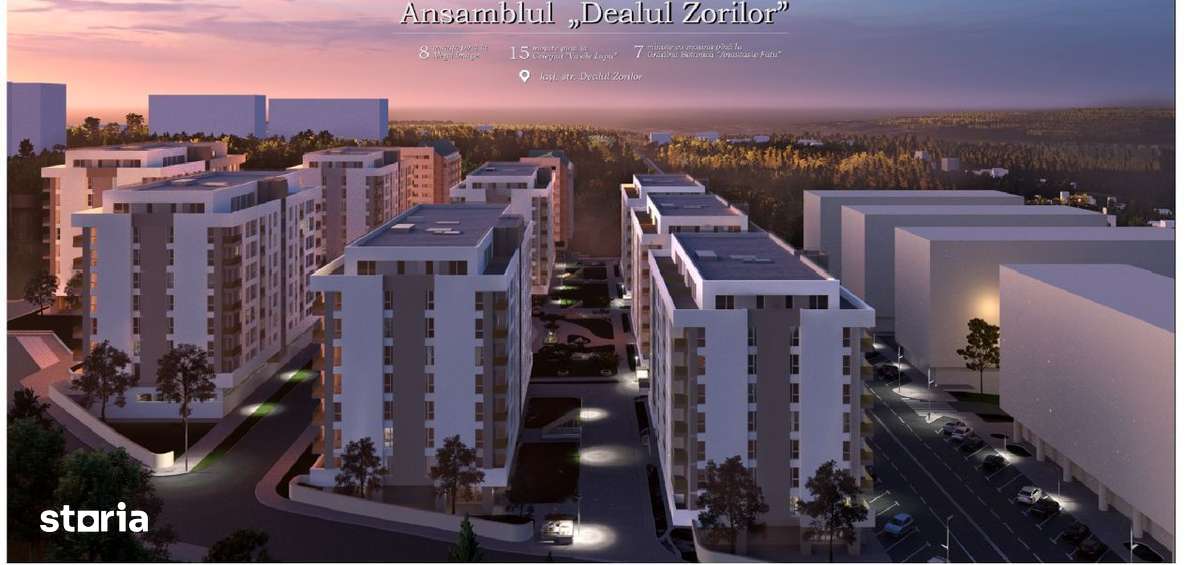 Apartament cu 2 camere decomandat finalizat Copou Mega Image Royal-8