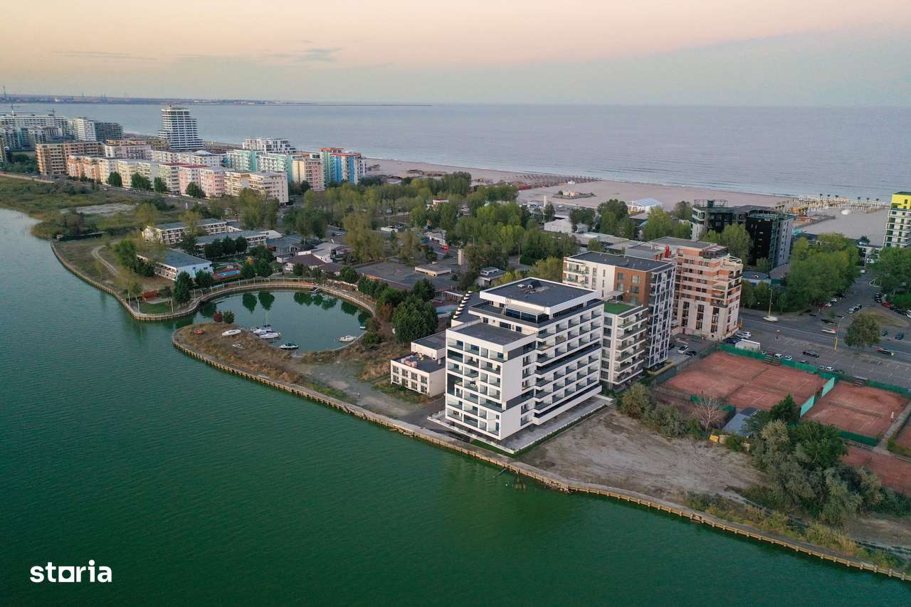 Private Lake Butoaie Mamaia studio vedere superbă la lac TVA inclus-14