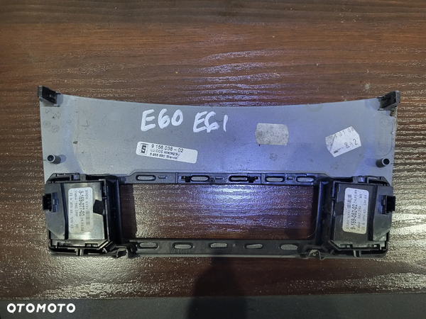 bmw e60/61 panel i przełączniki grzania fotela dekor - 3