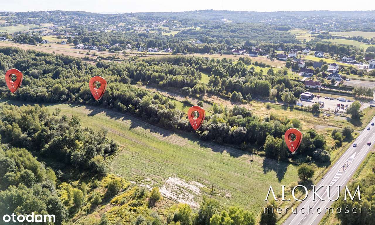 Działka przemysłowo - usługowa Bodzanów, gm. Biskupice. - Pełny obrazek: 4/13