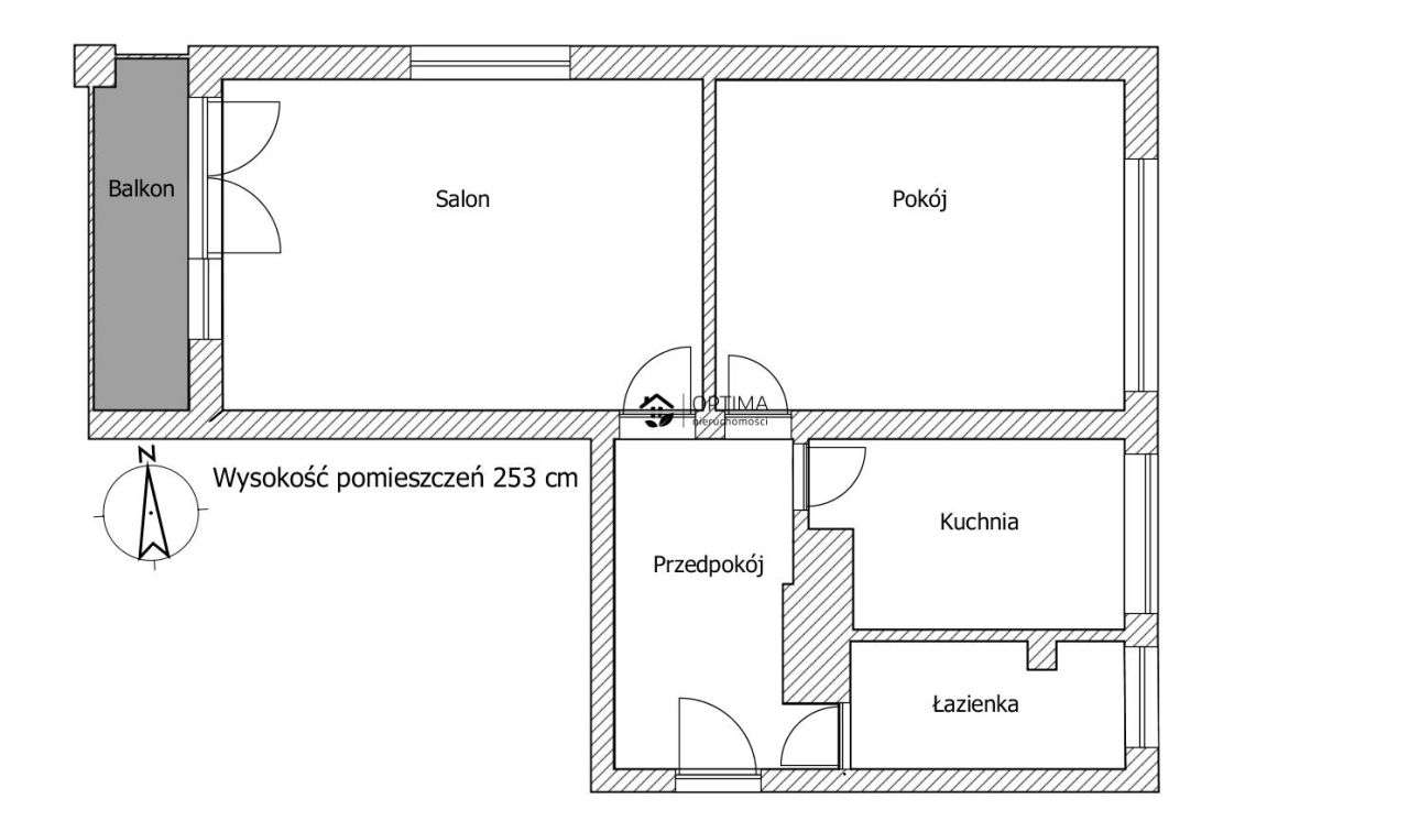 2 pokoje 47m2 przy ul. Dworcowej oddzielna kuchnia-9