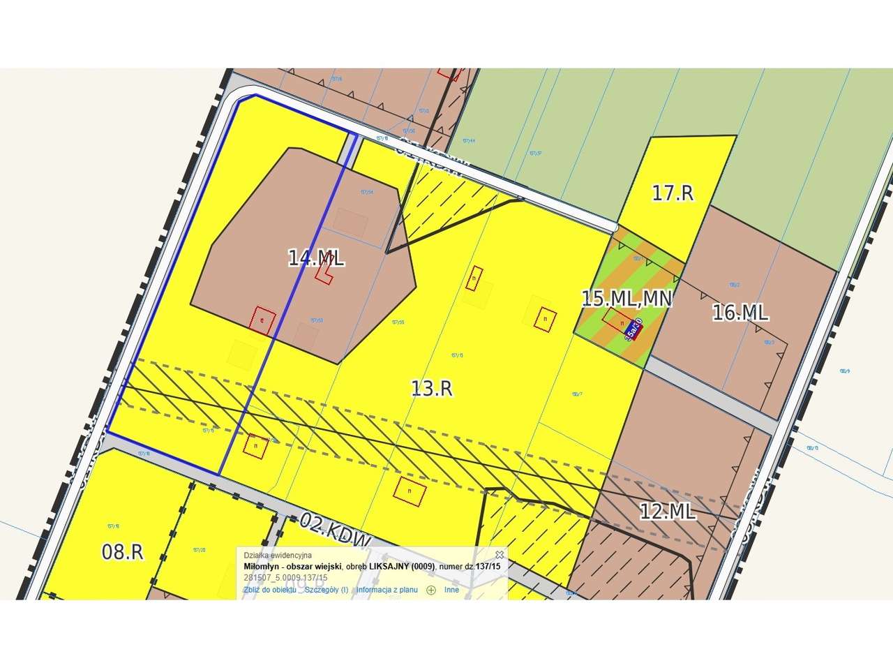 Działka budowlana w Liksajnach położona 250 m od Jeziora Ruda Woda-4