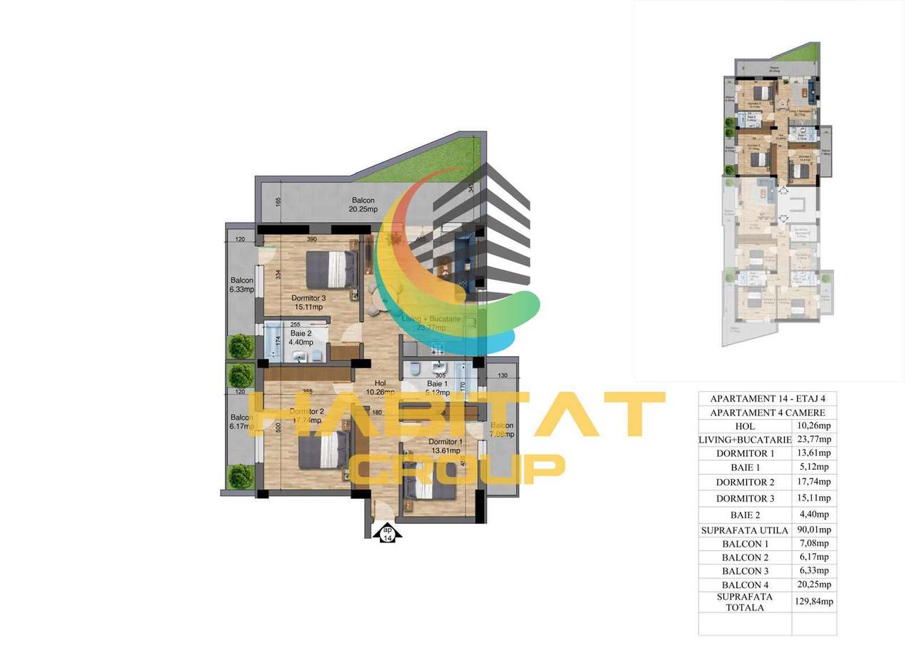 Metrou Constantin Brancoveanu 4 camere - Imagine principală: 5/5