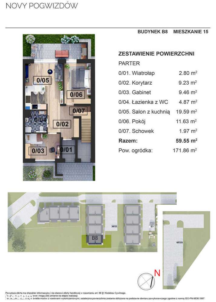 Gotowe! /Ogródek narożny 171 m2 / Miłocin / Ustawne pokoje - Pełny obrazek: 5/10
