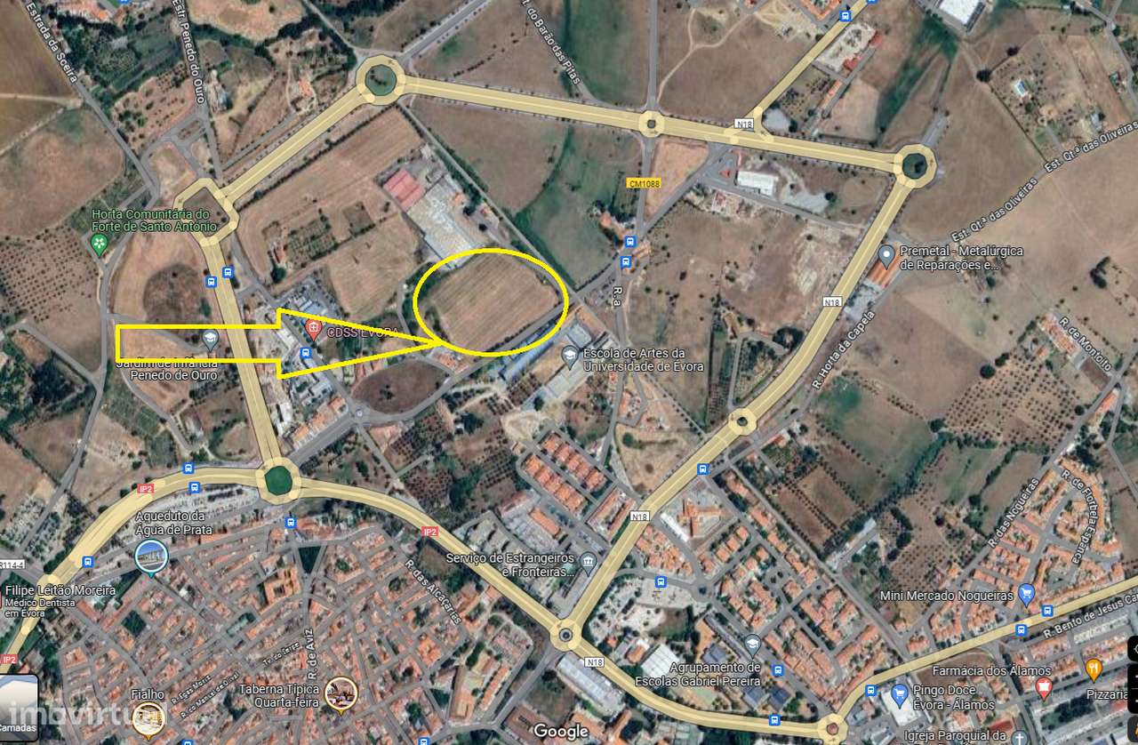 Terreno Rústico para Lotear Urbano, com 2,5 ha, junto ao Polo  dos Leõ - Grande imagem: 2/15