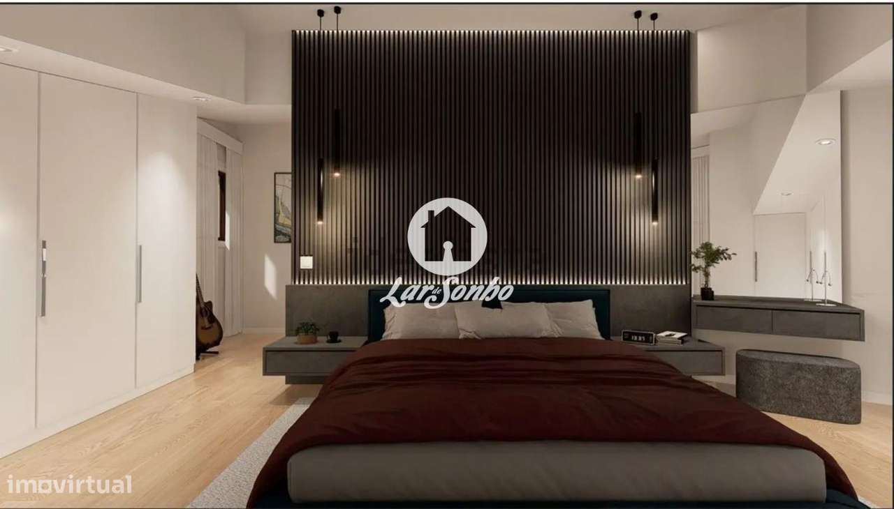 Andar Moradia T4 com garagem p/ 2 carros NOVA no centro de Vila do ... - Grande imagem: 4/11