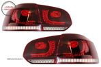 Faruri si Stopuri Full LED VW Golf 6 VI (2008-2013) R20 U Design cu Semnal LED Din- livrare gratuita - 14