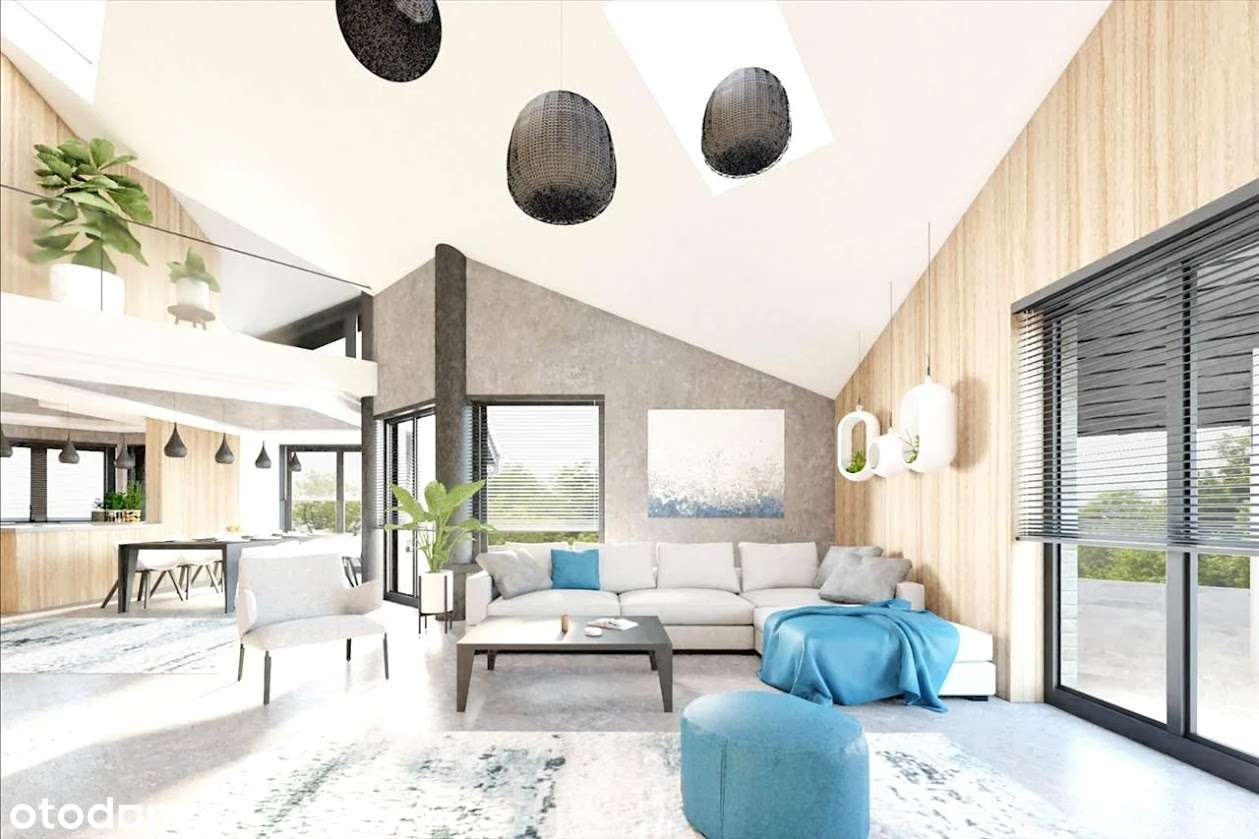 Dom wolnostojący, stan surowy otwarty, działka 12 ar-8