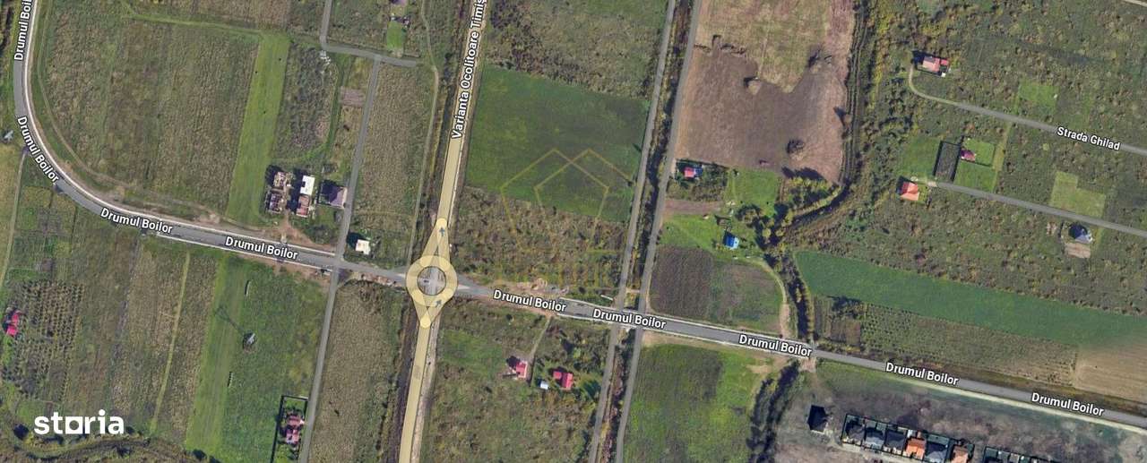 Teren individuala sau duplex 22 front | Timisoara | Plopi - Imagine principală: 3/5