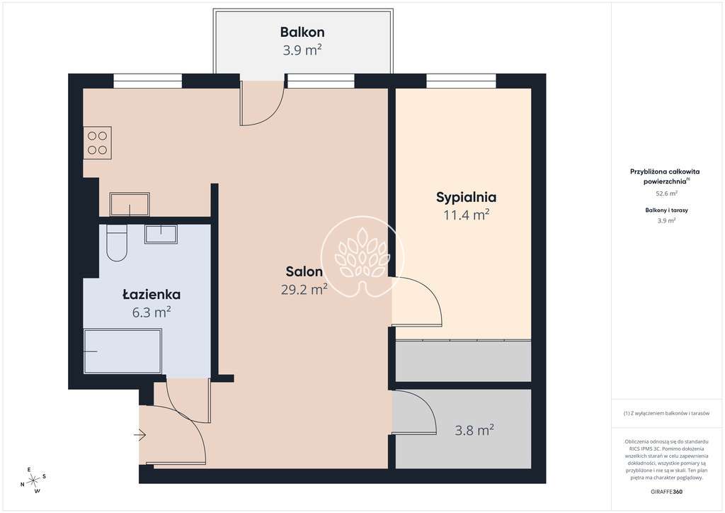 2 pokoje z garderobą i balkonem | Podgórz-13