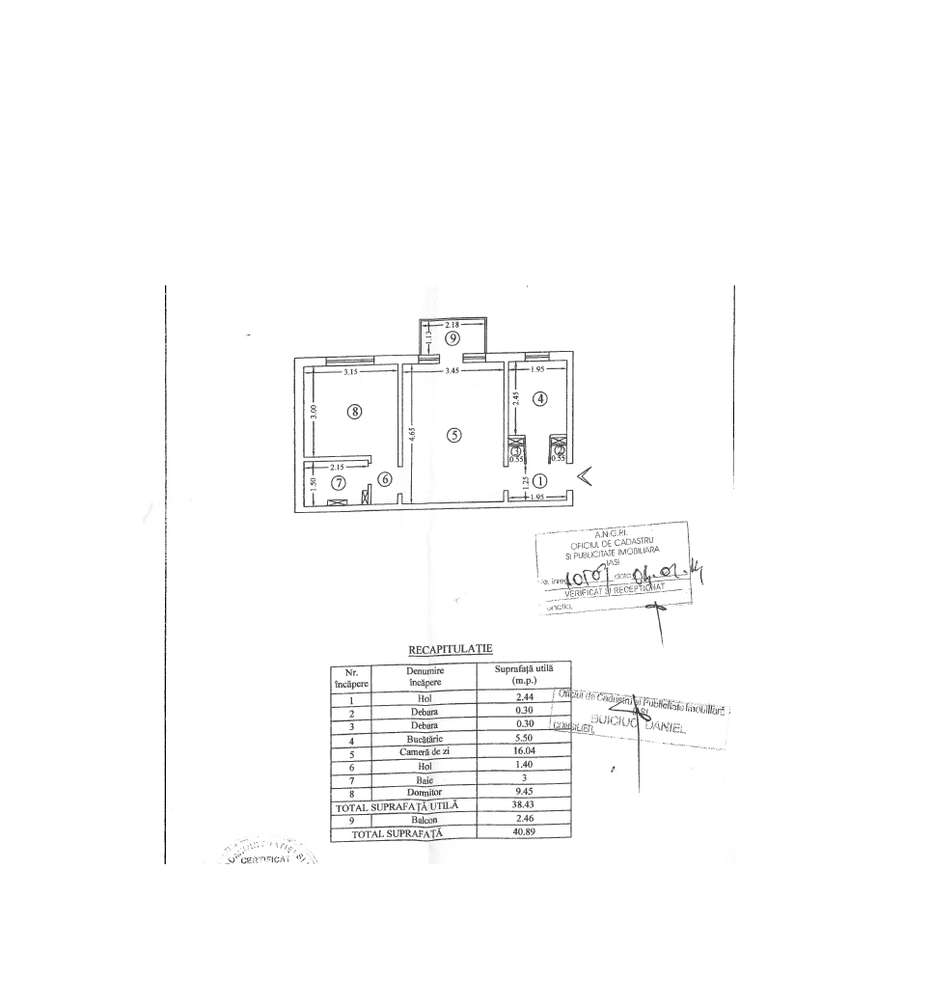 Apartament 2 camere semidecomandat – Pacurari-7
