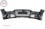 Bara Fata cu Grile Audi A7 4G Facelift (2015-2018) si Difuzor Bara Spate cu Orname- livrare gratuita - 4