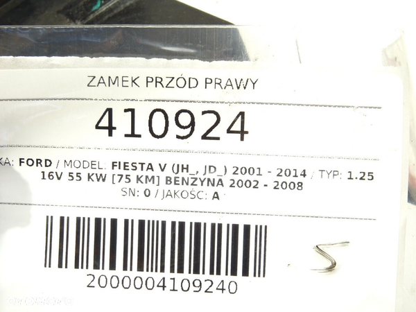 ZAMEK DACHU LEWY OPEL TIGRA TwinTop (X04) 2004 - 2010 1.3 CDTI (R97) 51 kW [69 KM] olej napędowy - 5