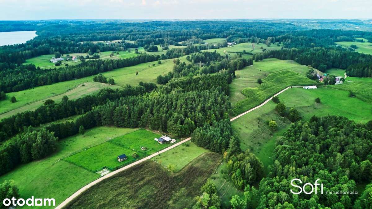 Suwalski Park Krajobrazowy! Piękna PODWÓJNA  działka z Pozw. na Bud.!-10