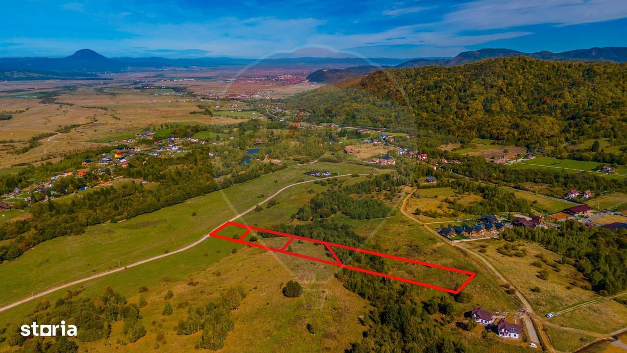 Teren Rasnov -Glajerie, Poiana Velicanului, 1447mp, la str principala - Imagine principală: 2/9