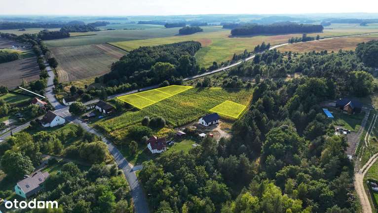 Działki z WARUNKAMI ZABUDOWY Ludgierzowice / 25km od Wrocławia - Pełny obrazek: 1/7