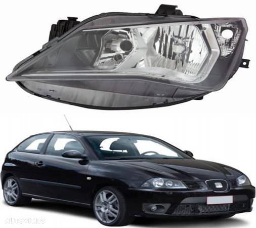 Far Stanga Halogen Nou Seat Ibiza 3 (facelift) 2006 2007 2008 4451131LLDEM1 - 1