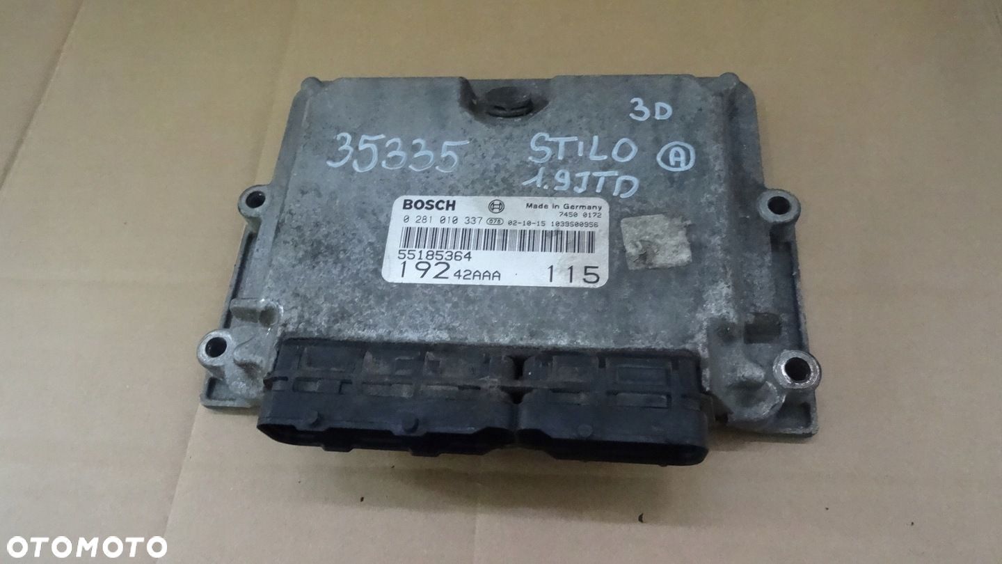 FIAT STILO 1.9 JTD KOMUTER STEROWNIK 55185364 - 1