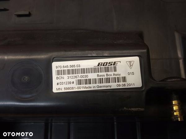 SUBWOOFER BOSE PORSCHE PANAMERA I 970 97064556503 - 7