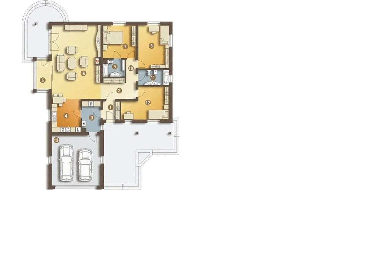Parterowy Dom wolnostojący ok.200m2. Duża Działka - Pełny obrazek: 4/12