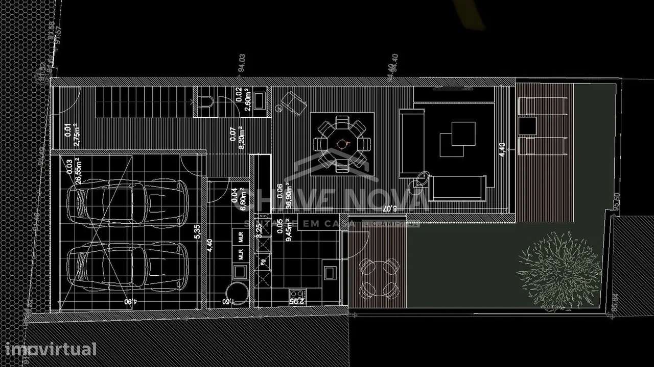 Moradia V3 Nova c/ Terreno (163m2) na Madalena-1