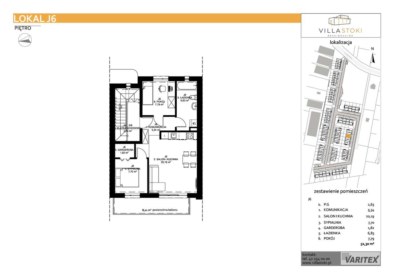3-pokojowe mieszkanie 52m2 + balkon Bez Prowizji - Pełny obrazek: 2/7