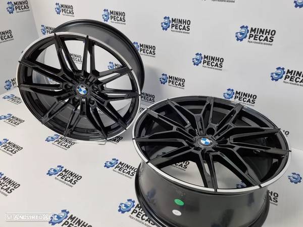 Jantes BMW G20 M3 em 20 (5x120) Preto Brilho Lip Polido - 5