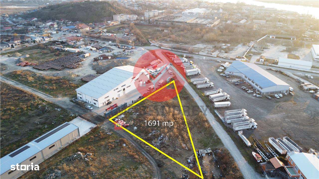 Teren intravilan de vânzare – 1691 mp, zona Gelco, Tulcea - Imagine principală: 1/1