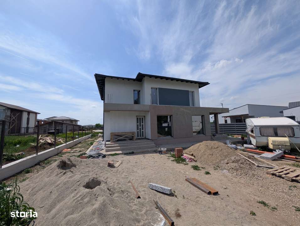 Casa 5 camere 120mp | 0 comision | Balotesti langa padure | Finisaje l - Imagine principală: 2/19
