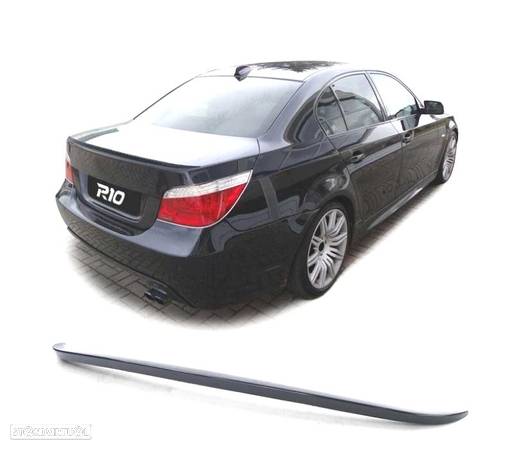 AILERON LIP SPOILER PARA BMW SERIE 5 E60 03-10 PRETO BRILHANTE - 1