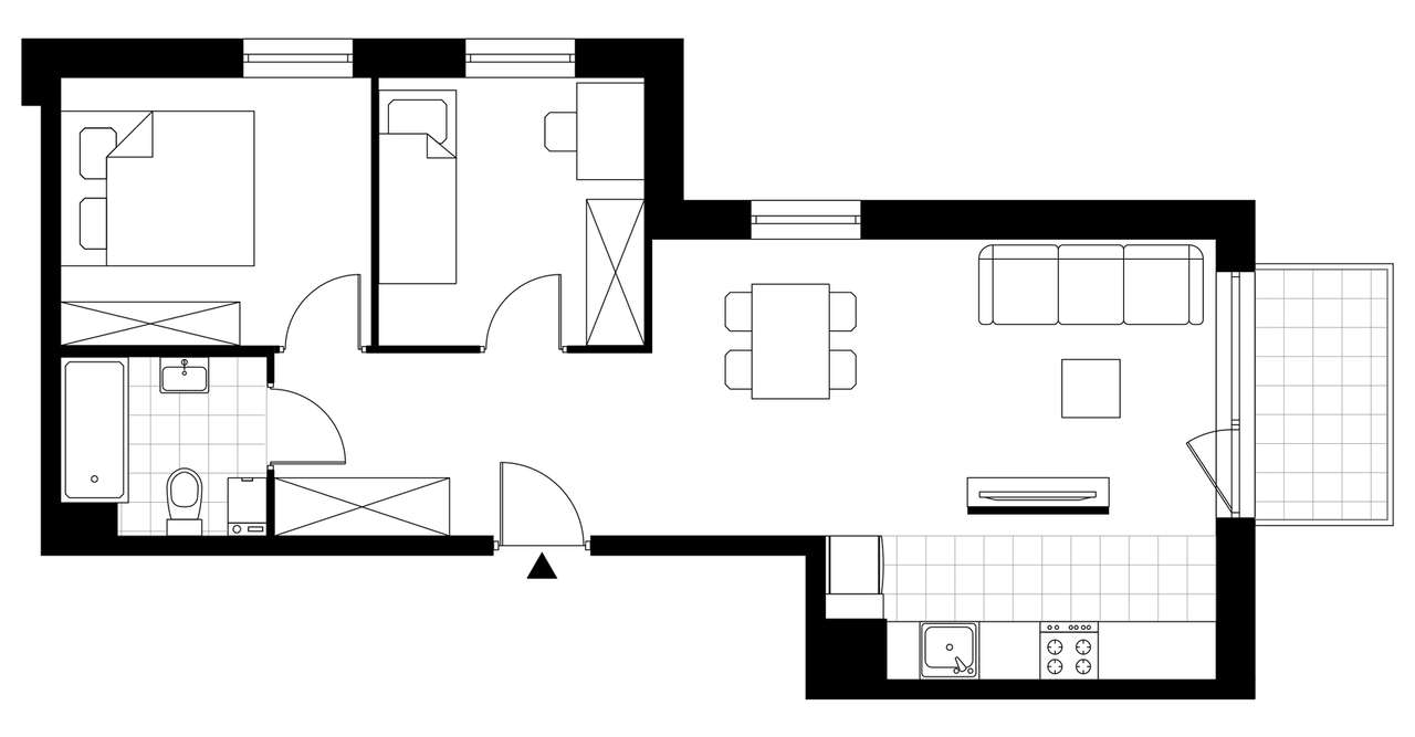 Osiedle przy ul. Gdańskiej| mieszkanie 3-pok.| B7 - Pełny obrazek: 4/9