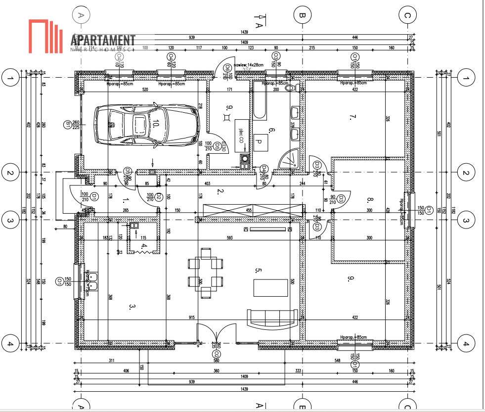 *Działka  z projektem domu ok. Szubina - Pełny obrazek: 4/16