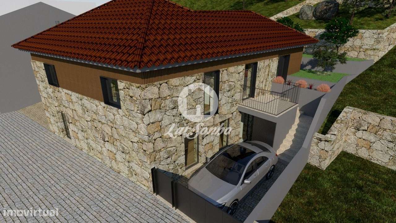 Moradia em Ruínas com Projeto Aprovado | Vistas Deslumbrantes | Pe...-3