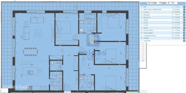 Apartamento T4 Novo em Leiria, Parceiros, com garagem dupla box fechad-32