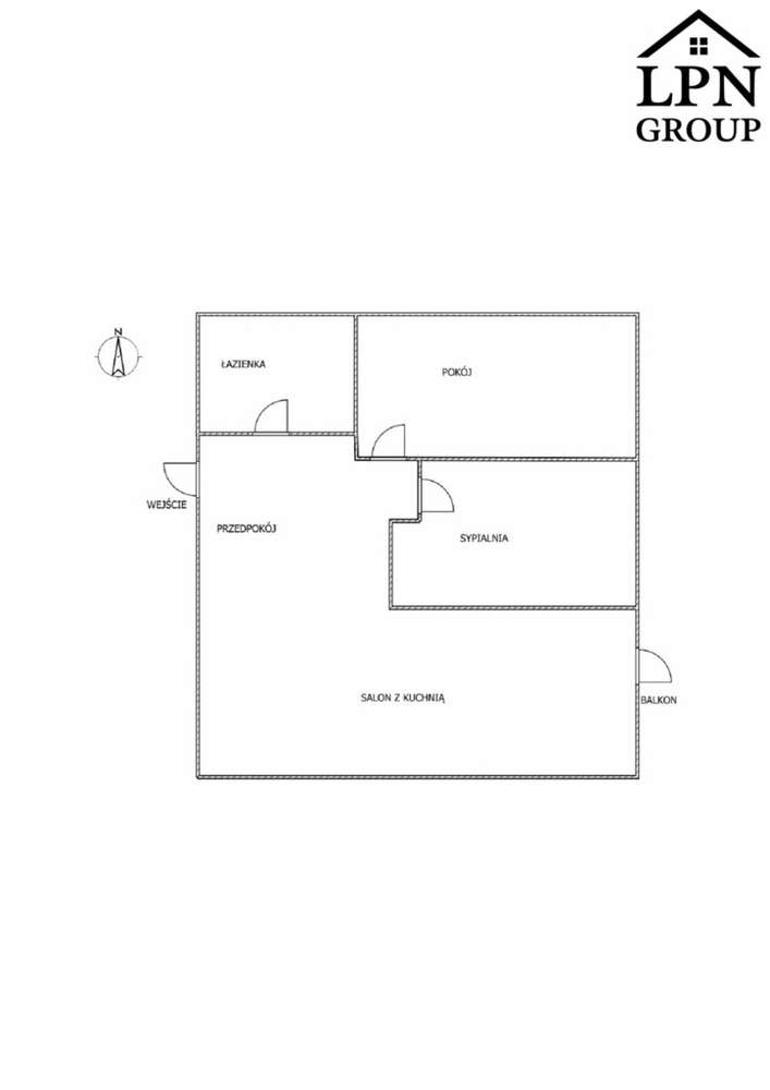 Trzypokojowe 46m2 Wieliczka os. Królewskie Tarasy-18