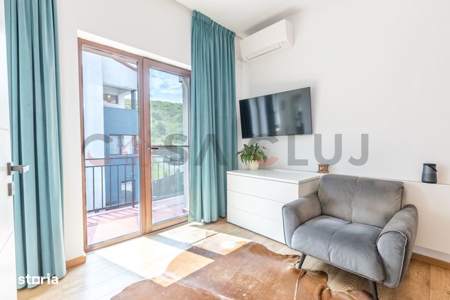 Proprietate superba, finisata, mobilata premium,  liziera padurii!-19